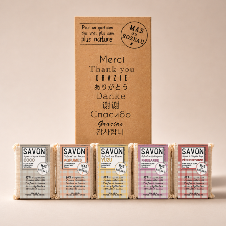 Coffret 5 savonnettes fruitées