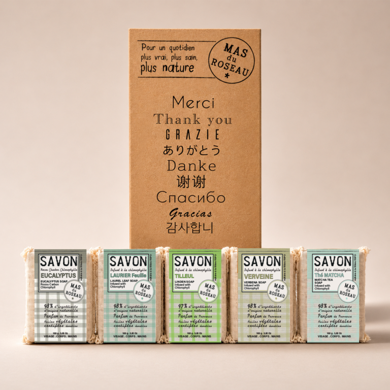 Coffret 5 savonnettes aromatique
